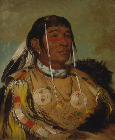 Sha-có-pay, Le Six, Chef des Ojibwa des Plaines - George Catlin